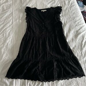 Loft Eyelet Tiered Dress